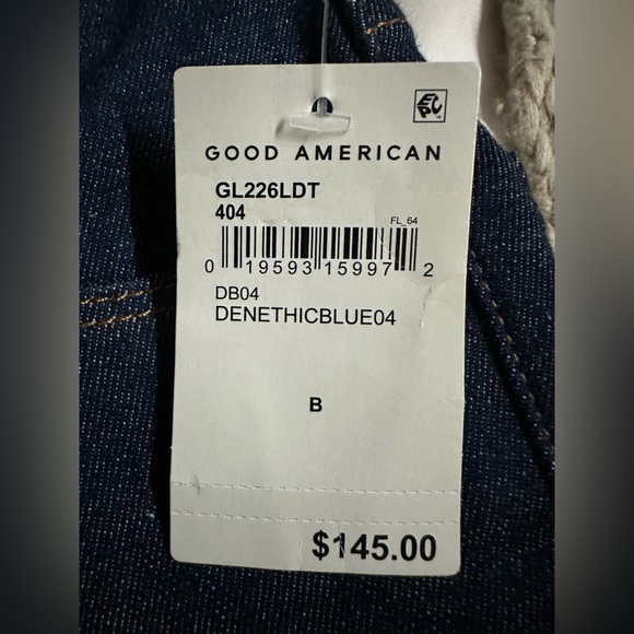 Good American Good Legs High Rise Skinny Jeans, size 6-12 Long, BNWT - Picture 8 of 9